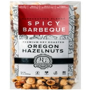 Oregon Farm To Table SE33- Hazelnuts from Premium Growers - Dry Roasted - Spicy BBQ/Barbeque - Kosher Certified -1 LB