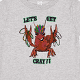 thumbnail image 4 of Inktastic Mardi Gras Let's Get Cray Crayfish with Beads Boys or Girls Baby T-Shirt, 4 of 5