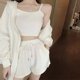 thumbnail image 4 of Ropa De dormir De 3 piezas para mujer, conjuntos De pijama, Camisón con pantalones cortos, ropa para el hogar, 2020, 4 of 4