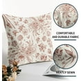 thumbnail image 5 of Sage Green Floral Pillow Covers 18x18 Set of 2 Spring Flower Vintage Chinoiserie Cream Decorative Throw Pillows Outdoor Country Farmhouse Pillowcases Square Cushion Case Decor for Home Sofa Couch Bed, 5 of 6