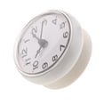 thumbnail image 3 of Kitchen Bathroom Bath Shower Waterproof Clock Suction Cup Wall Clock White, 3 of 6