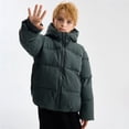 thumbnail image 4 of Winter Coats Medium Length Lightweight Puffer Jacket for Little Boys Girls, Kids Light Outwear Puffer Padded Outwear Szie 4-11T, 4 of 6