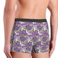thumbnail image 5 of Balery Violets Flowers Men's Boxer Briefs, Soft and Breathable Cotton Underwear with nylon Waistband-X-Large, 5 of 9