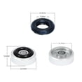 thumbnail image 4 of 4* Alloy Speaker Audio Isolation Feet Speaker Spike Pads with Non-Slip Rubber Rings for Audio,Speakers, Subwoofers, Home Theater, 4 of 6