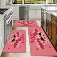 thumbnail image 6 of Floral Kitchen Rugs Sets of 3, Non Slip Kitchen Rugs and Mats Washable Farmhouse Kitchen Rugs Floral Kitchen Floor Mat Carpet Runner Rugs for Hallway Laundry Room, 6 of 12