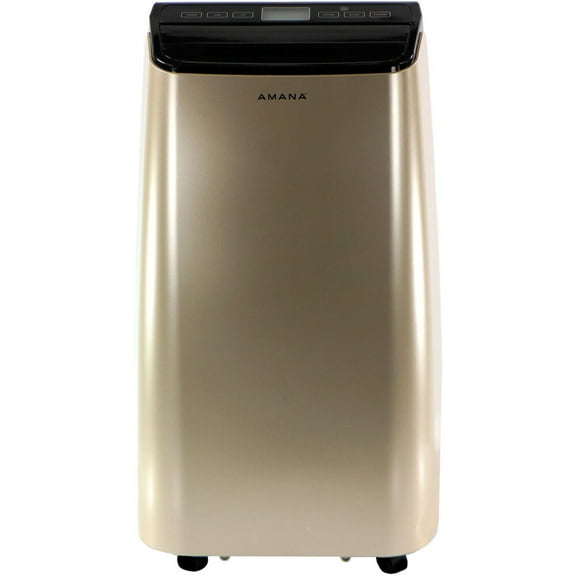 Amana 6000 BTU ( 10000 BTU ASHRAE)Portable Air Conditioner with Remote, AC for Rooms up to 350 Sq. Ft., GOLD, AMAP101AD-2