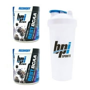 BPI Sports Best BCAA Branched Chain Amino Acids Pack of Two 30 Servings Grape with Official BPI Shaker