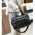 thumbnail image 2 of Kukuzhu Quilted Shoulder Crossbody Bag Padding Down Cotton Hobo Bag Soft Fluffy Handbag Purse Large Totes Top Handle Bag, 2 of 8