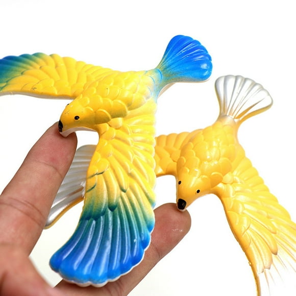 Amazing Balancing Eagle With Pyramid Stand Magic Bird Desk Kids Toy Fun Learn