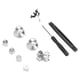 thumbnail image 3 of Kit de reemplazo de botones Botones Dpad de aleación de aluminio para accesorios de controlador PS5 Plata, 3 of 14