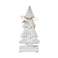 thumbnail image 4 of VHC Brands Snowy Tree Textured Wooden White 10.25x4.75x2.25, 4 of 4