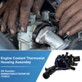 thumbnail image 2 of Termostato de Refrigerante del Motor Unique Bargains para Citroën C4 Coupe LA 1.6L 2008-2011 9808647080 Conjunto de Carcasa de Termostato de Refrigerante Salida de Agua Paquete de 1, 2 of 7