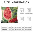 thumbnail image 5 of Watermelon Pillow Covers Summer Watercolor Fruits Pattern Red Green Print Decorative Throw Pillows Outdoor Farmhouse Pillowcase, 5 of 5