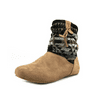 BEARPAW® Amber Packable Travel Bootie with Drawstring Bag, Taupe 7