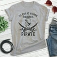 thumbnail image 2 of To Err Is Human To Arr Is Pirate Shirt, Unisex Women's Men's Shirt, Sailor Sailing Shirt, Skulls Beach Tee, Heather Gray, 3X-Large, 2 of 6