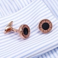 thumbnail image 4 of French shirt cufflinks with classic studs, 4 of 5