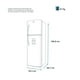 thumbnail image 4 of Refrigerador Automático Mabe 10 Pies con Despachador Plateado, 4 of 4