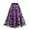 Purple, variant on Plus Size Skirts for Women Vintage Print Casual Summer High Waist A-Line Skirts for Party Women's Skirts