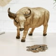 thumbnail image 3 of Regalo creativo Estatua de búfalo Toro Hucha Moneda de dinero Centavo Coleccionable Caja de ahorro Escultura de vaca, 3 of 5
