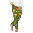thumbnail image 2 of Xecao Camping 1 Print Teenagers' Pajama Pants Long Sleep Pants Soft Elastic Waist Pajama Bottoms Elastic waist with 2 Pockets 5-16 Years-Large, 2 of 6