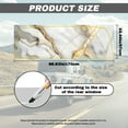 thumbnail image 7 of SEANATIVE Truck Rear Window Decal Waterproof UV Protection Automotive Decals for Truck SUV Pickup Back Window Decor, 66.9 x 22.4 Inches, Car Exterior Accessories, Marble White Gold Gray, 7 of 7