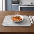 thumbnail image 5 of Unique Bargains 4Pcs Faux Leather Table Decor Placemats Silver Gray 17.7x11.8inch, 5 of 6