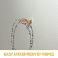 thumbnail image 3 of CIMAXIC 8pcs Heavy Duty Hook Bolts Expansion Screw Hooks Carbon Steel for Easy Installation, 3 of 6