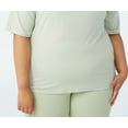 thumbnail image 3 of COTTON ON Women's Active Boyfriend T-Shirt Green Size 20W, 3 of 3