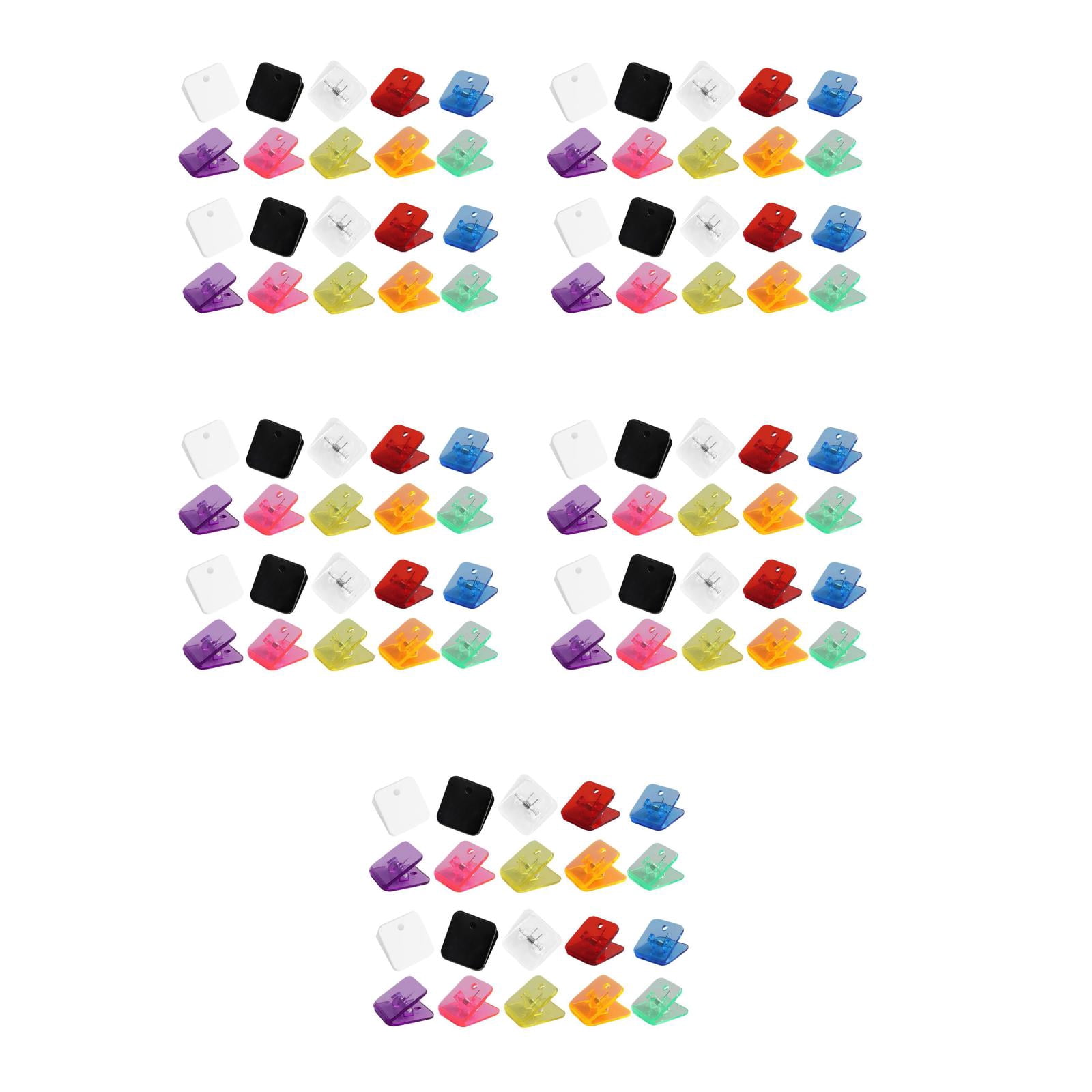 FRCOLOR 100 pcs Office Clip Clips Office Supplies Binder Clips Medium Small Binder Clips Paper Clips Medium Binder Clips Multi-Function Picture Clamps Corner Paper Clips