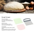 thumbnail image 3 of Raspador De Masa, 3 Piezas Multiusos De Grado Alimenticio, Ligero, Sin Rebabas, Juego De Cortador De Masa Para Cocina, 3 of 7