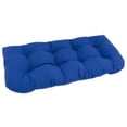 thumbnail image 3 of Blazing Needles 42-inch by 19-inch Twill Rounded Back Bench/Loveseat Cushion - 42 x 19 Royal Blue, 3 of 3