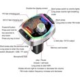 thumbnail image 2 of Bluetooth Fm Transmitter, 7 Colors Led Bluetooth 5.0 Car Radio Adapter Mp3 Player Kit, With Pd 18w & Qc3.0 Quick Car Charger, Usb Ports 5v/1a, 2 of 5
