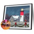 thumbnail image 2 of 5D bricolaje taladro redondo completo diamante pintura nieve abstracto mosaico Kit arte regalo artesanía Likrtyny Arte deco, 2 of 9