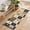 Moons Stars Checkered Squares, variant on Bedroom Hallway Indoor Outdoor Mat With Rubber Backing Runner Rug Long Intricate Crosses Decorative