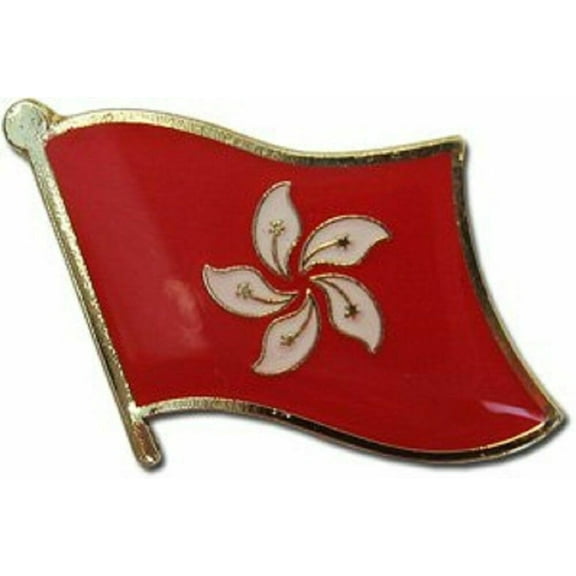 Hong Kong Country Flag Bike Motorcycle Hat Cap lapel Pin