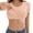 Beige, variant on Shirts with Built in Bra, Yigetop Women's in Bra T Shirt Soft Blend Crewneck Top with Anti Support for All Day Comfort Tshirt with Built in Bra Beige M