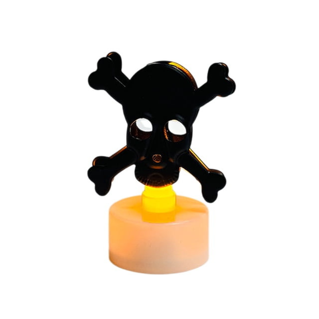 Electronic Candle Lights Festival LED Halloween Wind Lights Decorative Injection Candles Night Lights Halloween Style Desktop Scenery 7 Candle Winding Candle Book Scented Candle Winter Candle Set