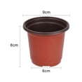 thumbnail image 3 of 100Pcs Plastic Garden Nursery Pots Flowerpot Seedlings Planter Containers Set, 3 of 9