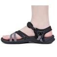 thumbnail image 2 of Sandalias de senderismo para mujer UBFEN negras y grises con soporte para el arco, 2 of 6