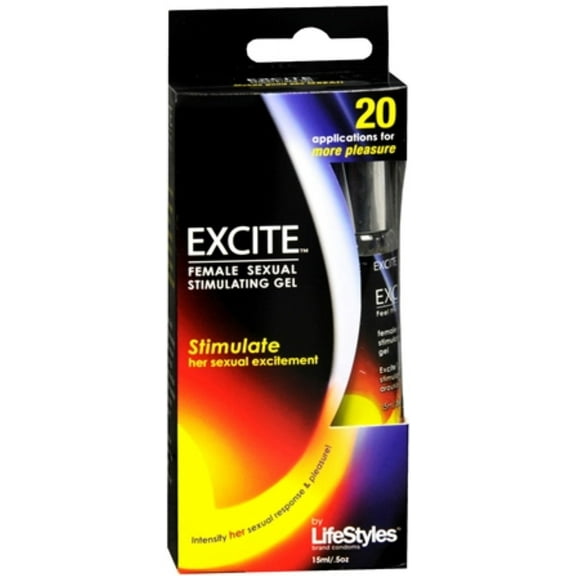 Lifestyles Excite Female Stimulating Gel 0.50 oz (Pack of 2)