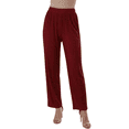 thumbnail image 1 of Pantalón Corte Recto Texturizado con Brillos Sutiles, Elegante y Súper Cómodo para Mujer, 1 of 5