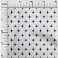 thumbnail image 1 of oneOone Silk Tabby Fabric Geometric Line Ikat Printed Craft Fabric BTY 42 Inch Wide, 1 of 4