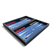 Biggdesign Star Backgammon Set with Magnetic Closure, 19.7 Inch Scratch Resistant Folding MDF Board Game, Premium Checkers and Dice, Gift Box, Made in Türkiye