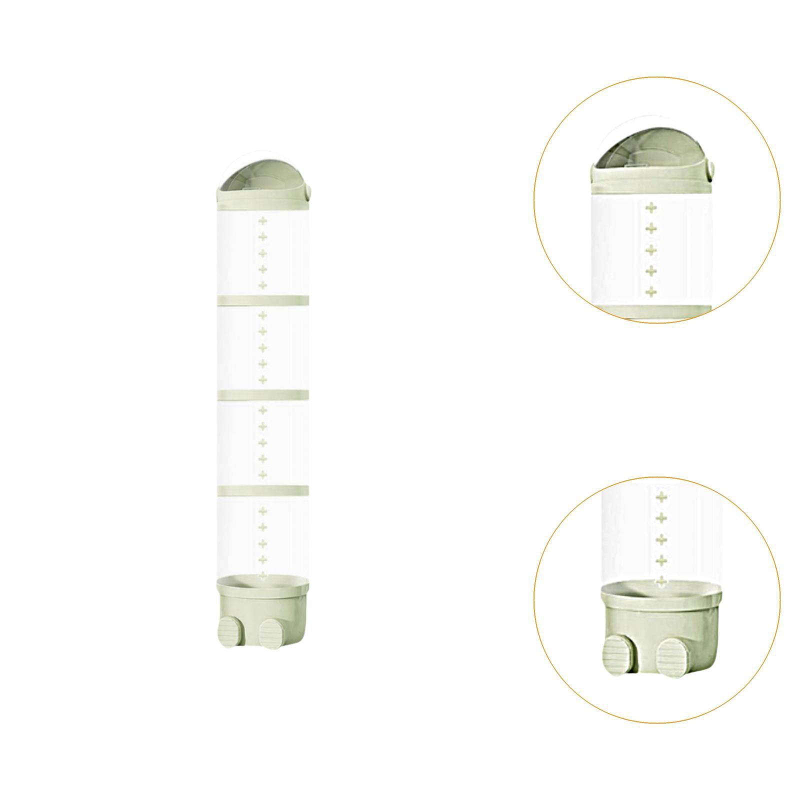 Fancyes Stuffed Toys Storage Tube Cute Display Bucket for Bedroom Household Playroom Green