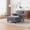 Dark Gray, variant on Noble House Oversized Chaise Lounge, Chenille Upholstered Single Sofa Bed, Reading Couch Set for Living Room, Beige