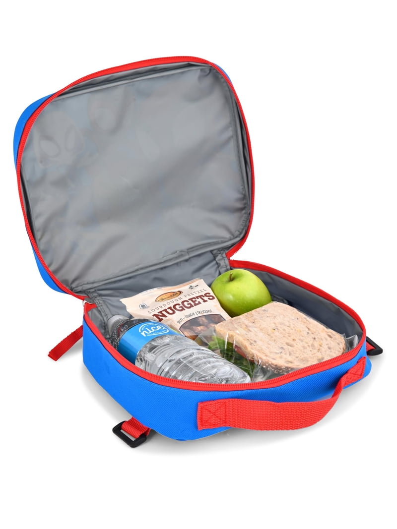 Kita Frühstücksbox Kinder-Brotdose Mit Besteck & Spiderman-Tasche – Lunchbox Für Schule, Kindergarten & Picknick