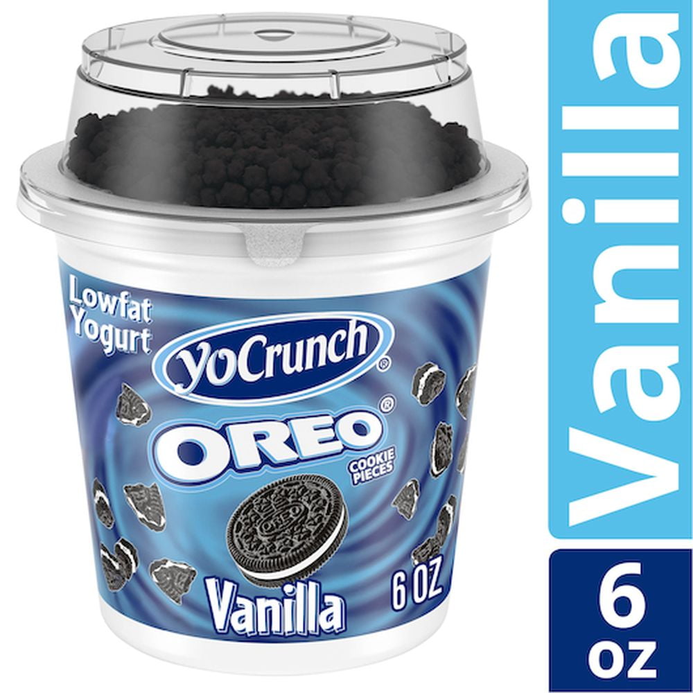 YoCrunch Low Fat Vanilla Yogurt with Oreo Cookies N Cream, 6oz