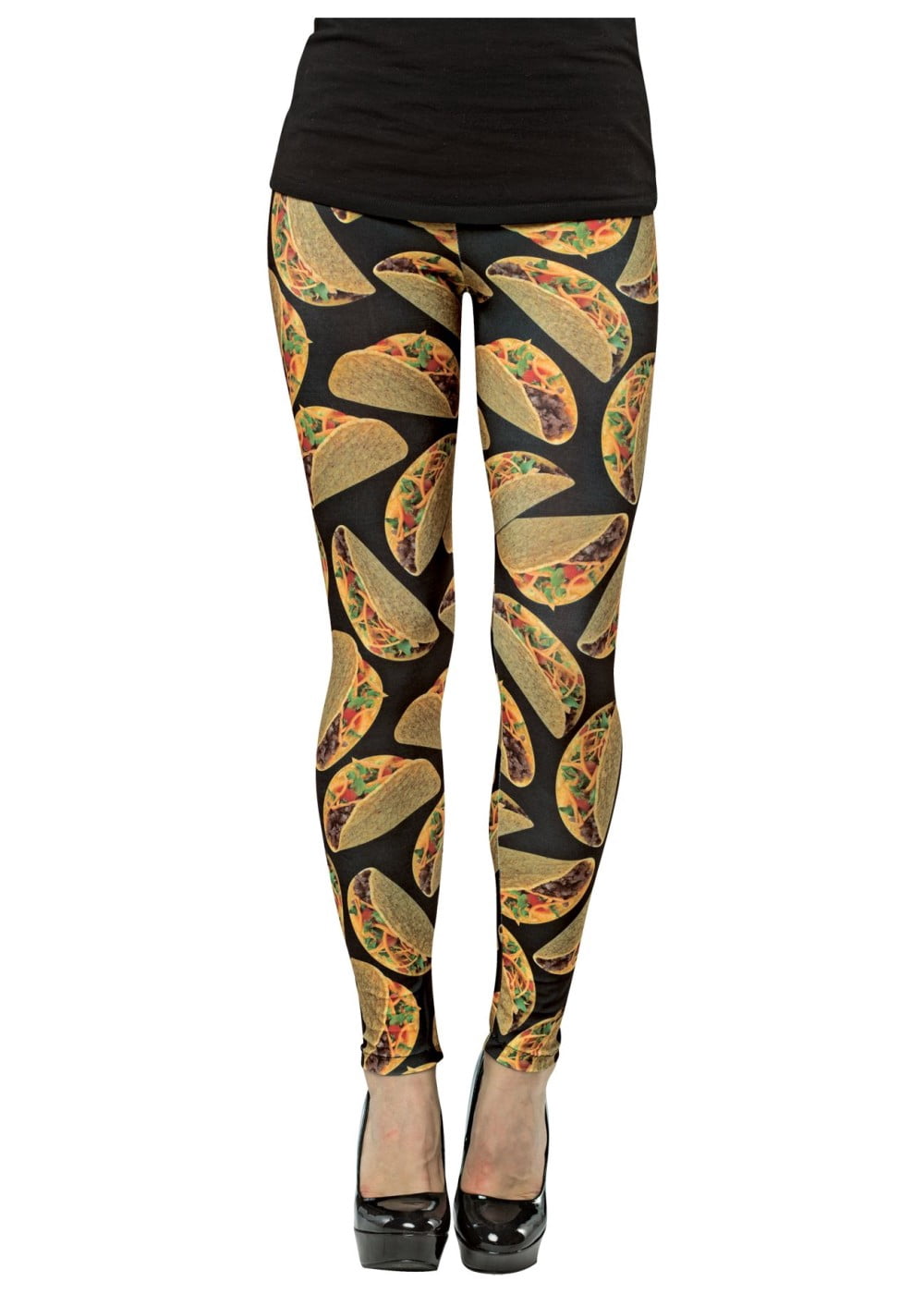 Taco Print Womens Leggings - Walmart.com