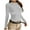Silver(womens tops), variant on ZHYou Women's Basic Stretchy Crop Top Long Sleeve Round Neck Form Fitting Tee Shirt Slim Fit Wardrobe Essential Multiple Colors Versatile Casual Active Wear,Purple,Size M