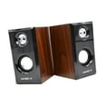 thumbnail image 4 of Altavoces de madera perfecl para ordenador portátil sonido claro 32,5 cm x 24,5 cm x 3 cm, 4 of 8